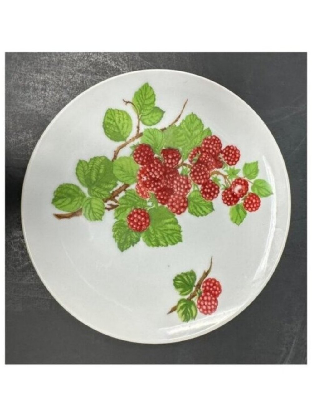 Vtg 1970s SEYMOUR MANN EDA FRAMBOISIER Salad Dessert Plates Set of 3 Raspberries - Picture 11 of 14